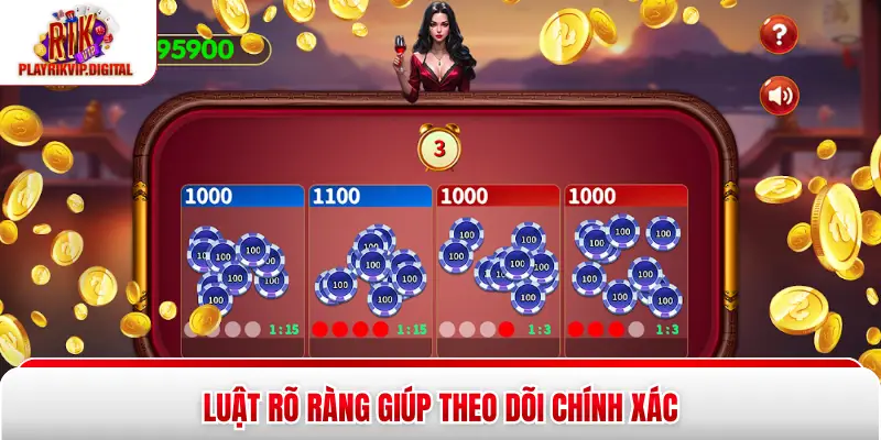 Xóc Đĩa Rikvip Luật rõ ràng giúp theo dõi chính xác