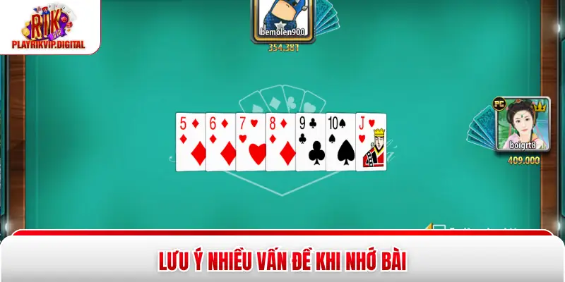 5 Cách Nhớ Bài Tiến Lên Hiệu Quả Nhất Tại Cổng Game Rikvip Lưu ý nhiều vấn đề khi nhớ bài