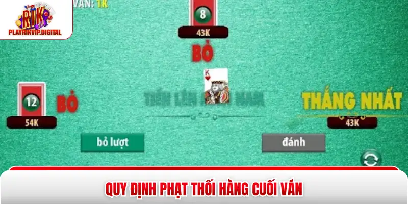 3 Đôi Thông Là Gì Giải Mã Tại Rikvip Mới Nhất 2026 Quy định phạt thối hàng cuối ván